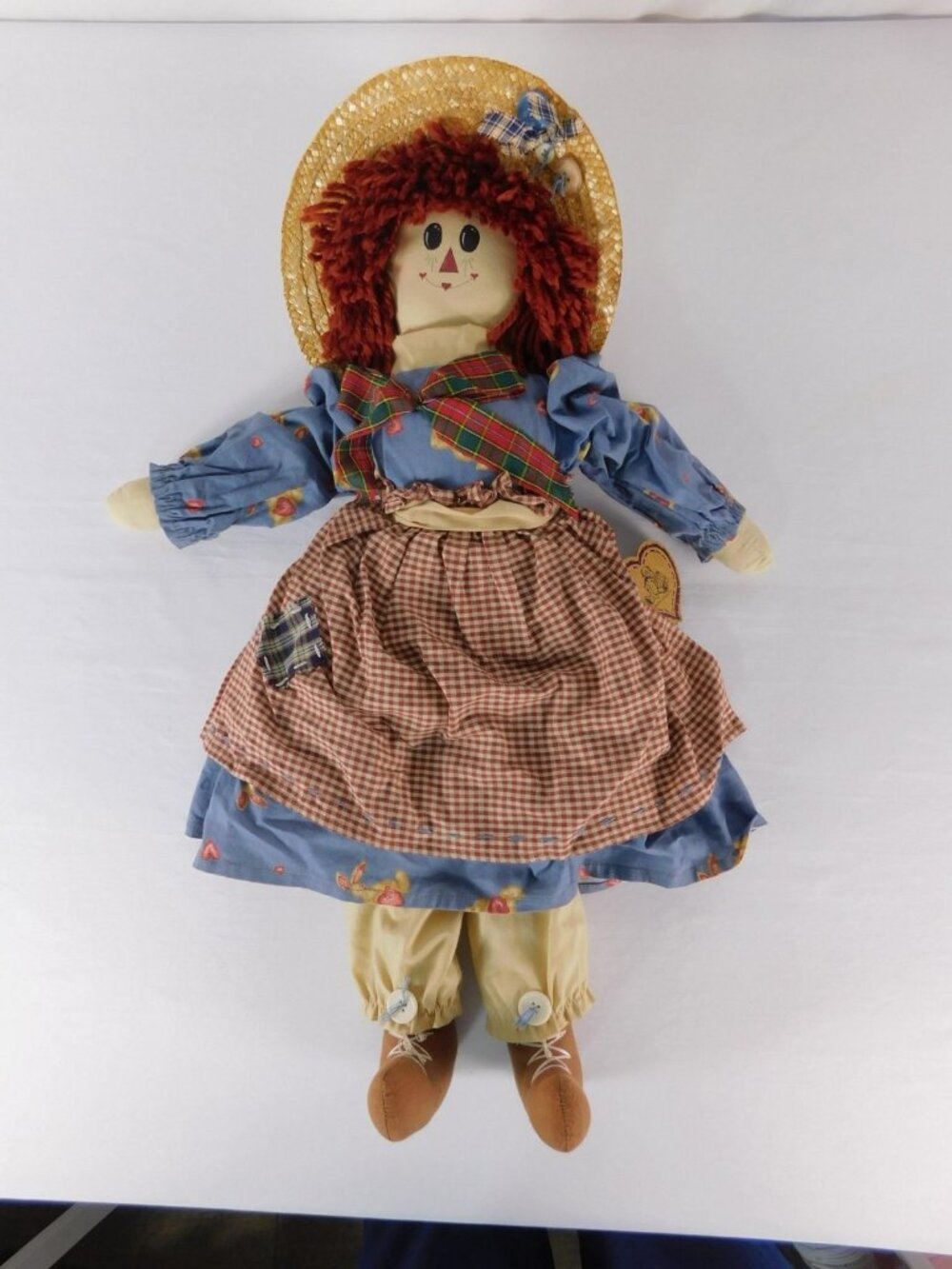 Vintage 1997 Heartfelt Collectibles Gracie Rag Doll American Artists 24 Inch